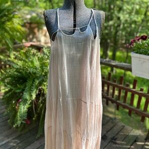 Free People Cream Maxi Dress